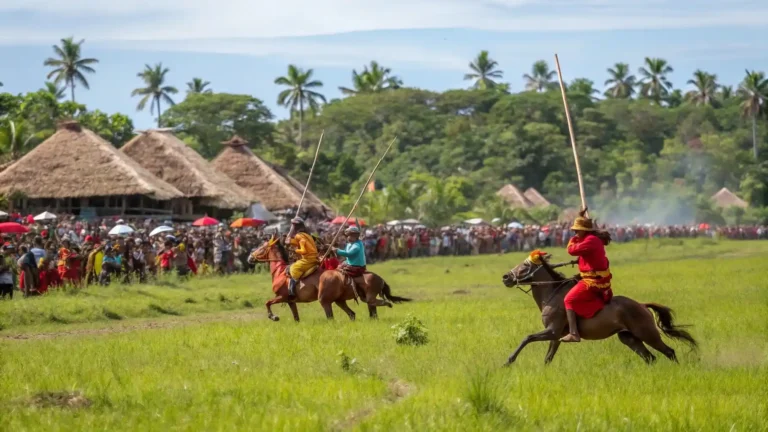 Pasola, the mounted spear ritual